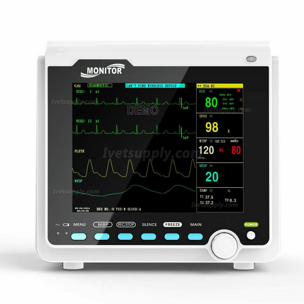 CONTEC CMS6000-VET Veterinary Patient Monitor ICU Vital Signs Monitor 6 Parameters